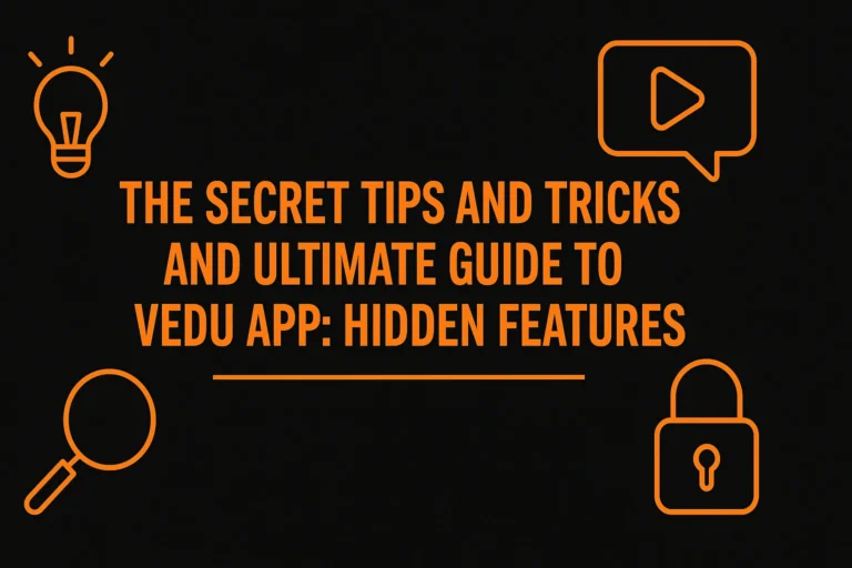 The Secret Tips and Tricks and Ultimate Guide to Vedu App_ Hidden Features